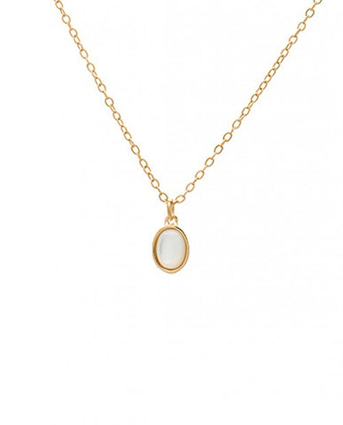 NECKLACE MIDSTONE S IVORY GOLD