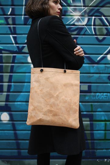 Leather Tote Bag / Shopper Bag, Golden Ratio
