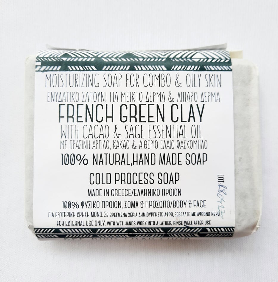 FRENCH GREEN CLAY - MOISTURIZING SOAP FOR COMBO & OILY SKIN