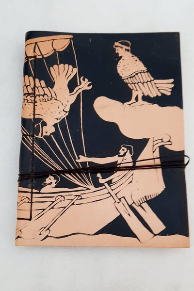 Odysseas & the Sirens, Leather Notebook A6