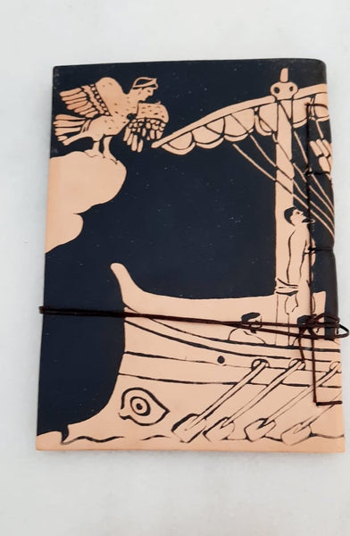 Odysseas & the Sirens, Leather Notebook A6