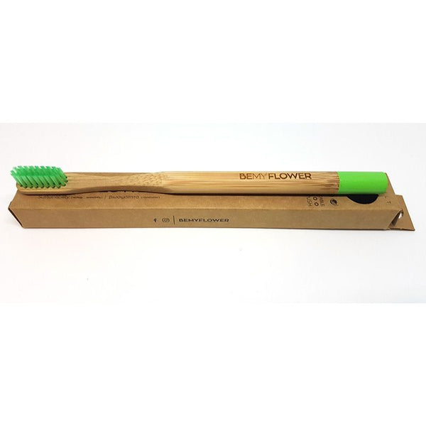 Bamboo Toothbrush  Green / Soft