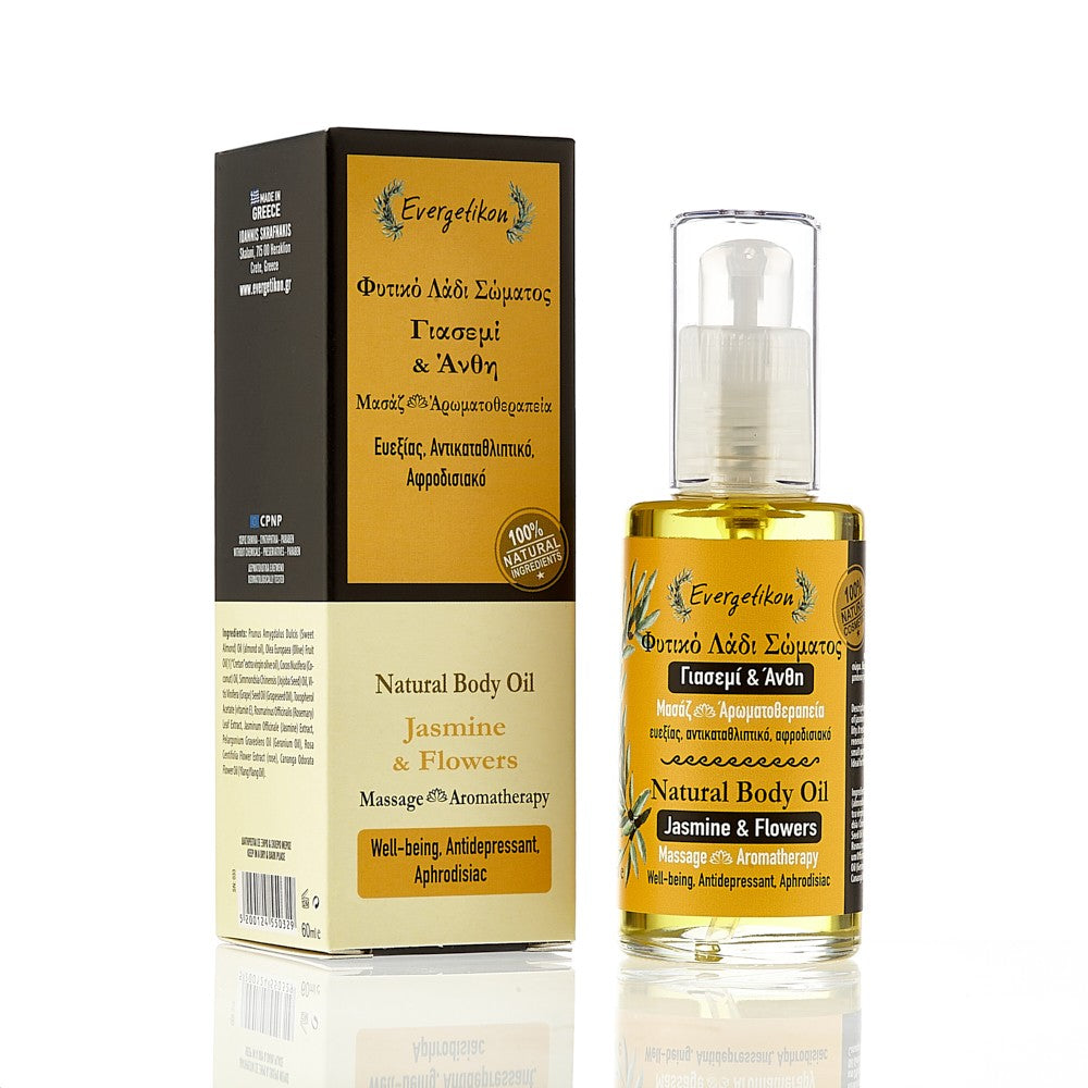 Natural massage oil and aromatherapy Jasmine & Flowers