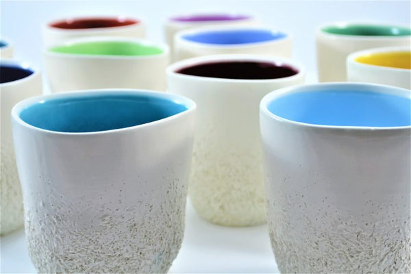 Handmade Ceramic "Sponge Mug" (Many colors)