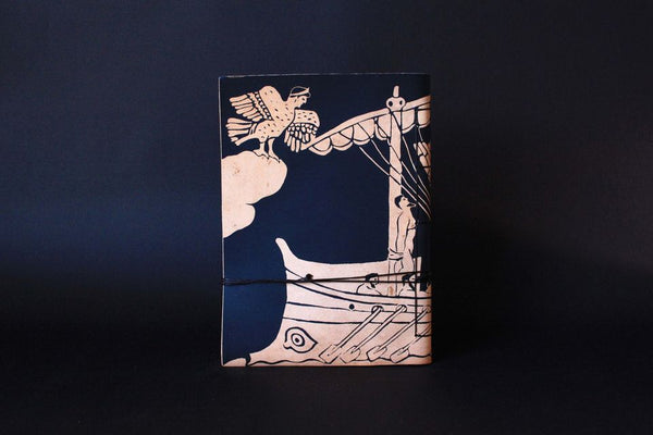Leather Journal Notebook A5, Odysseus & the Sirens