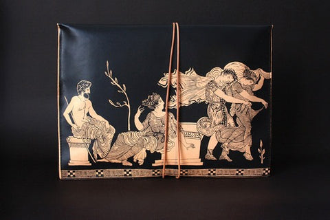 Leather Clutch Envelope, The Abduction of the Daughters of Leucippus
